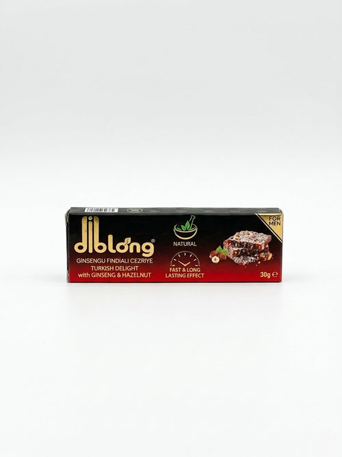 Diblong Cezerye Turkish Delight with Ginseng & Hazelnut - 30g - XXYMAX