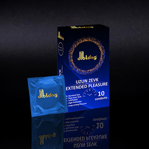 Diblong Condom Extended Pleasure - 10 Pieces - XXYMAX