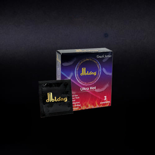 Diblong Condom Ultra Hot - 3 Pieces | Warming Sensation Condoms - XXYMAX