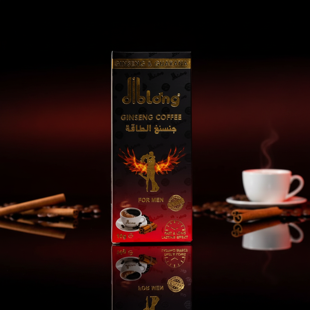 Diblong Ginseng Coffee for Men - 10g | Guarana & Ginseng Energy Blend - XXYMAX