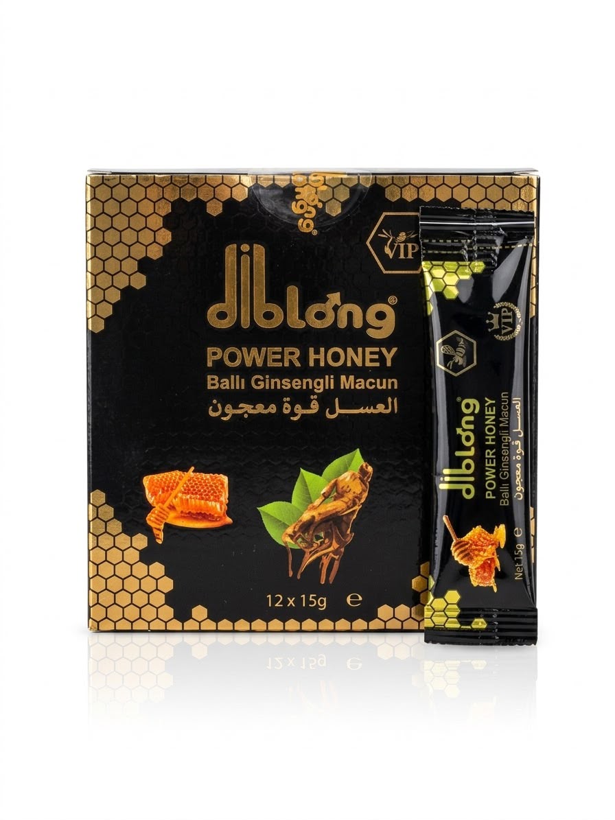 Diblong Power Honey VIP - 12 Sachets | Herbal Energy Blend - XXYMAX